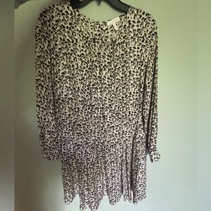 Rebecca Taylor Cheetah Print Flowy Dress - Size 4